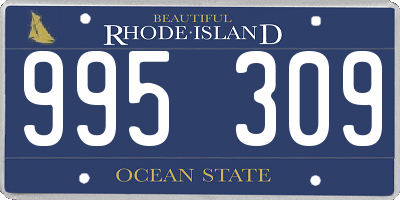 RI license plate 995309