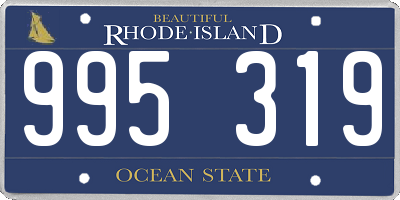 RI license plate 995319