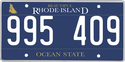 RI license plate 995409