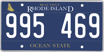 RI license plate 995469