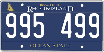 RI license plate 995499