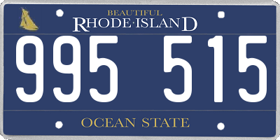 RI license plate 995515