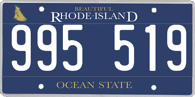 RI license plate 995519