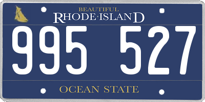 RI license plate 995527