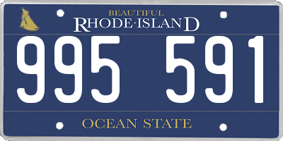 RI license plate 995591