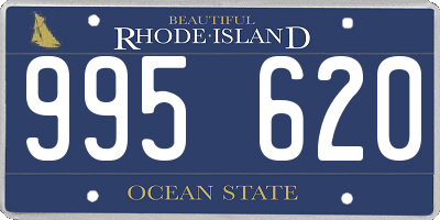 RI license plate 995620