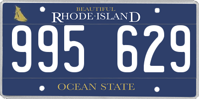 RI license plate 995629