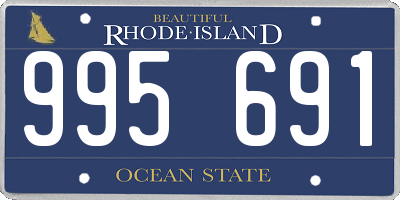 RI license plate 995691