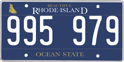 RI license plate 995979