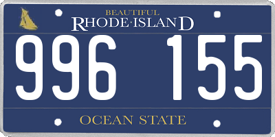 RI license plate 996155