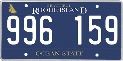 RI license plate 996159