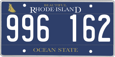 RI license plate 996162