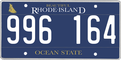 RI license plate 996164