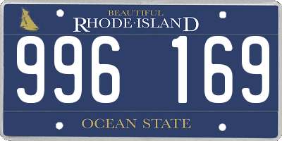 RI license plate 996169