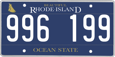 RI license plate 996199