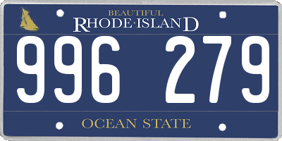 RI license plate 996279