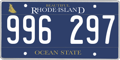 RI license plate 996297