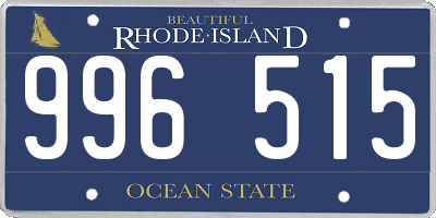 RI license plate 996515