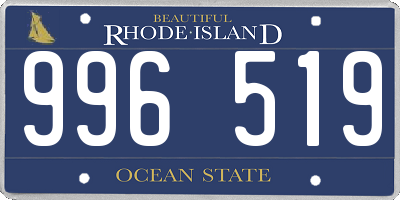 RI license plate 996519