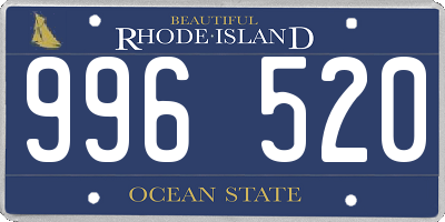 RI license plate 996520