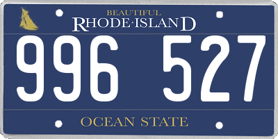 RI license plate 996527