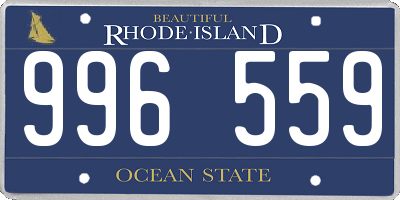 RI license plate 996559