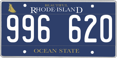 RI license plate 996620