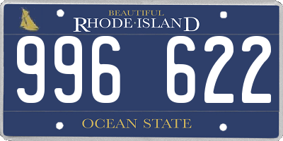 RI license plate 996622