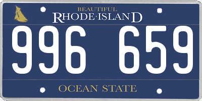 RI license plate 996659