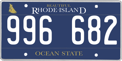 RI license plate 996682