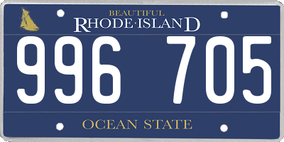 RI license plate 996705