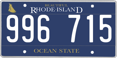 RI license plate 996715