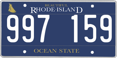 RI license plate 997159