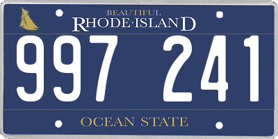 RI license plate 997241