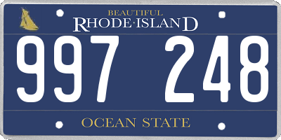 RI license plate 997248