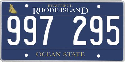 RI license plate 997295