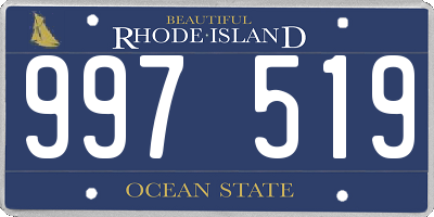 RI license plate 997519