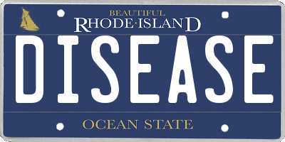 RI license plate DISEASE