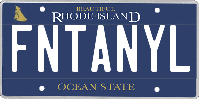 RI license plate FNTANYL