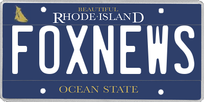 RI license plate FOXNEWS