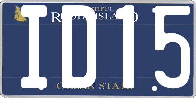 RI license plate ID15