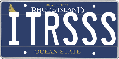 RI license plate ITRSSS