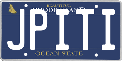 RI license plate JPITI