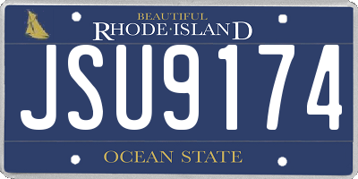 RI license plate JSU9174