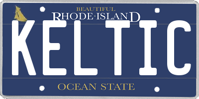 RI license plate KELTIC
