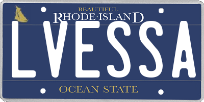 RI license plate LVESSA