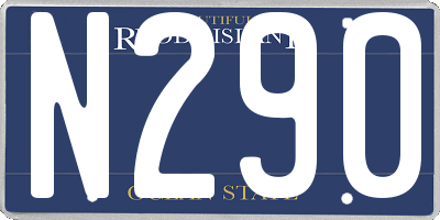 RI license plate N290