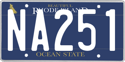 RI license plate NA251
