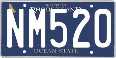 RI license plate NM520