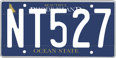 RI license plate NT527